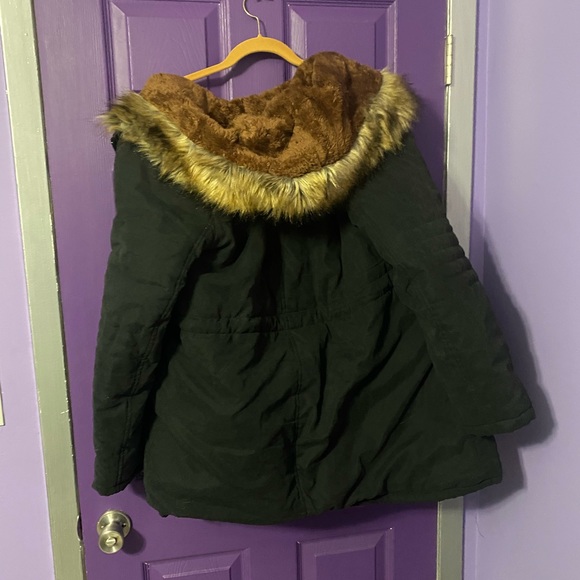 Maacie black size large maternity coat - Picture 4 of 5